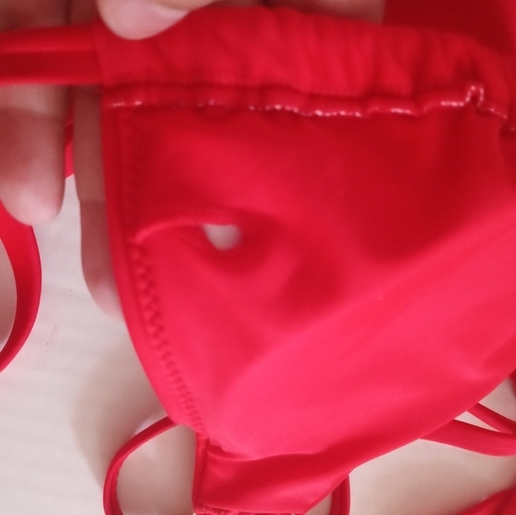 NWOT Charmo Women Triangle Halter One Piece Only Brazilian Style Top Siz… - Picture 10 of 14